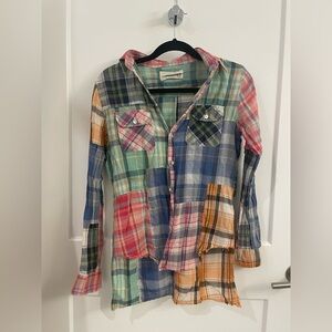Free People flowy flannel
